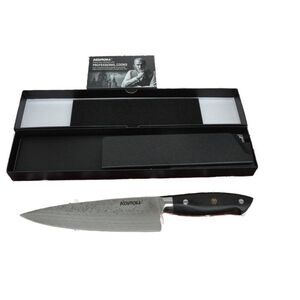 Professional Stainless Steel Chef Knife with Wood Handle KONOLL New in Box